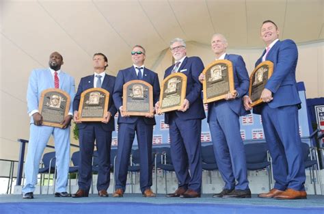 In Photos Six Players Inducted Into Baseball Hall Of Fame All Photos