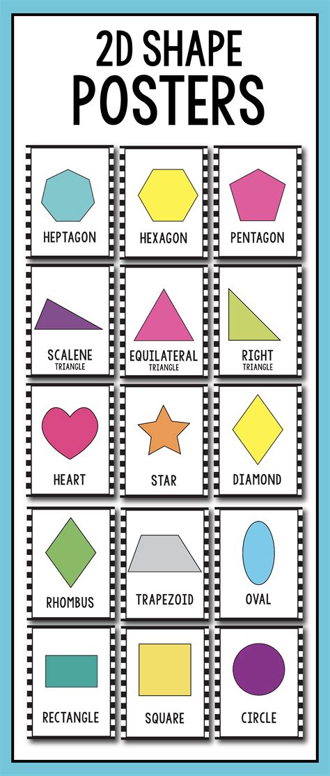 2d Shapes Poster Free Printable Printable Templates