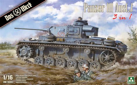 Panzer Iii Ausf J 3 In 1 Das Werk Scale Models