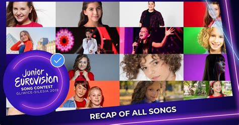 Recap All The Songs Of Junior Eurovision 2019