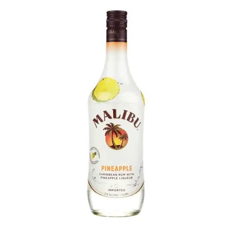 Malibu Pineapple Rum 750ml Baltimore Eagle