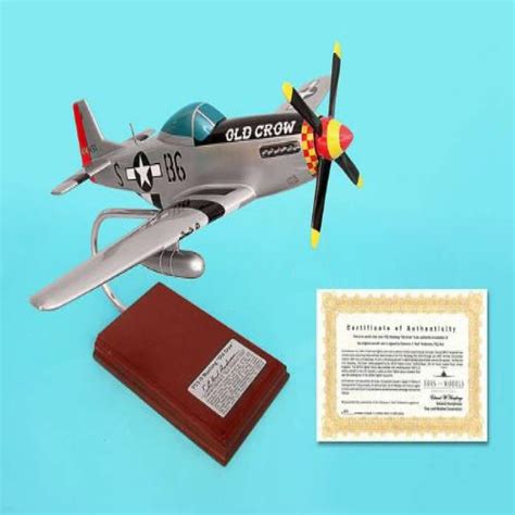 P 51d Mustang Old Crow Signed By Bud Anderson