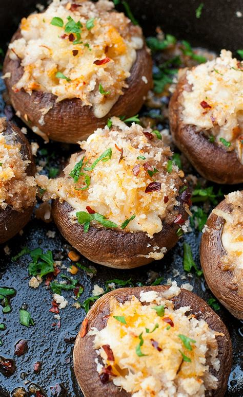 Crab Stuffed Mushrooms Recipe - Peas and Crayons