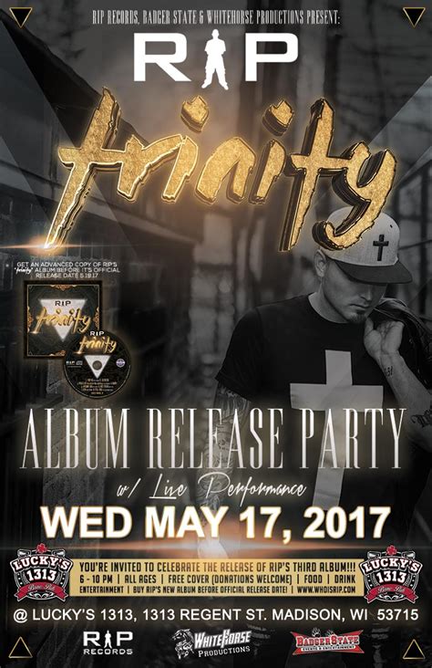 Album Release Party Poster Rip Records Whoisrip Official Site