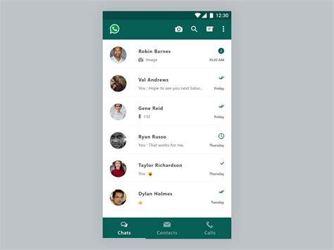 Whatsapp Chat Redesign Uplabs