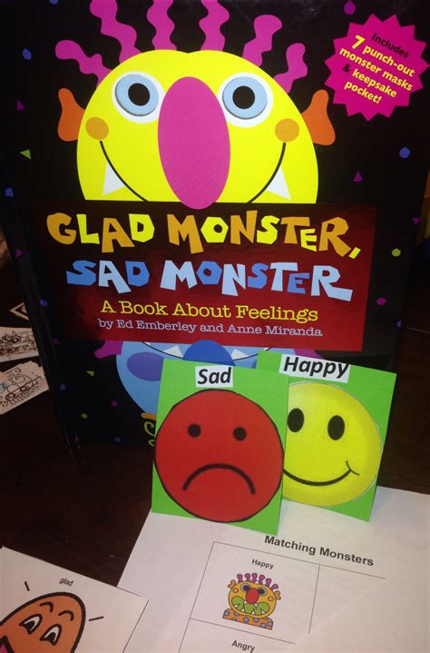 Pin On Glad Monster Sad Monster