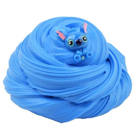 Turnada Newest Blue Stitch Fluffy Slime Nickelodeon Premade Slime