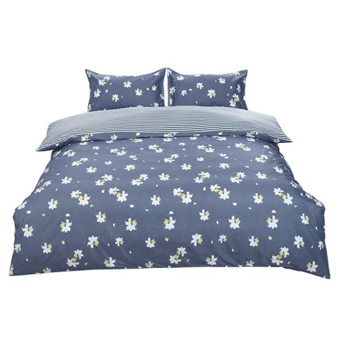 Piccocasa Floral Bedding Set Duvet Cover Set Comforter Cover Full Size