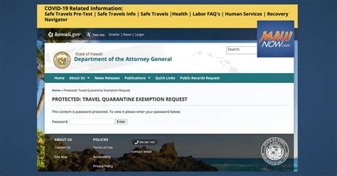 With hawaii close to hitting key vaccination milestones, gov. Hawai'i COVID-19 Quarantine Exemption Requests Go Digital ...