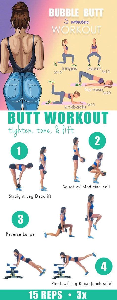 Steps To A Better Butt Workout Exercises Butt Workout Workout
