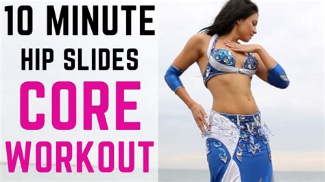 10 Minute BELLY DANCE WORKOUT For Beginners Step By Step HIP SLIDES