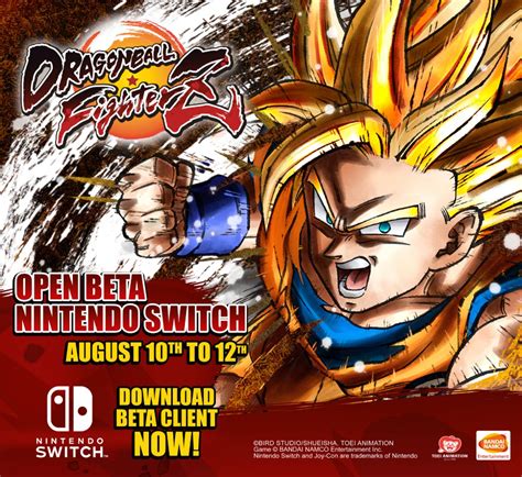 Additional accessories may be required (sold separately). Dragon Ball FighterZ Nintendo Switch Beta Start Time ...