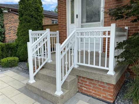 Professional Front Porch Railings Kitchener Terrace Aluminum Railings