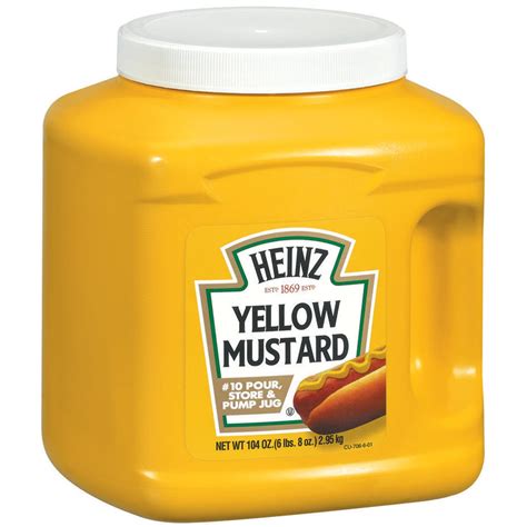 Heinz Yellow Mustard 104 Oz Jug