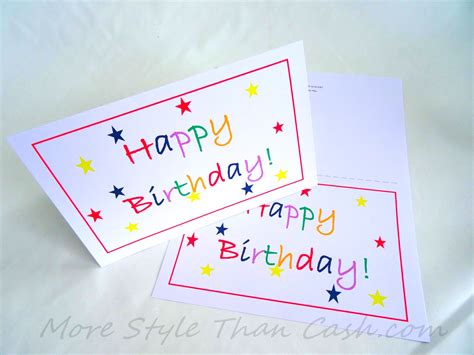 The cards you find here are free birthday cards, as long as you just use it for your own personal purpose. Free Printable Birthday Card