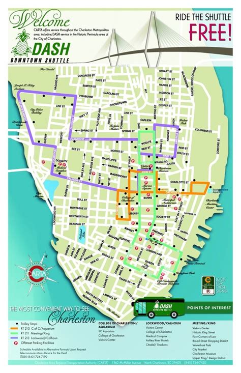 Map Of Downtown Charleston Sc Maping Resources