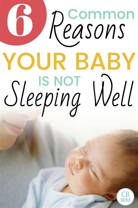 6 Common Reasons Your Baby Is Not Sleeping Well Are You Wondering Why
