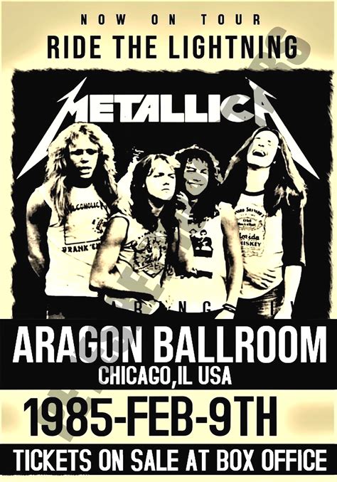 Metallica Concert Posters Vintage Concert Posters Metallica Vintage