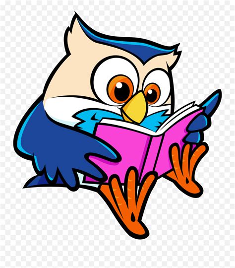 Owl Reading Book Clipart Free Download Owl Reading Clip Art Pngbooks