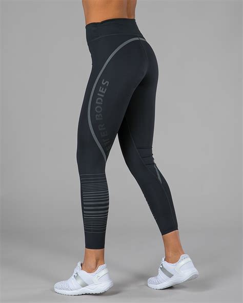 The design and shape of these tights have the popular better bodies butt & thigh shape. Better Bodies Madison Tights Strong Black - Tights.no