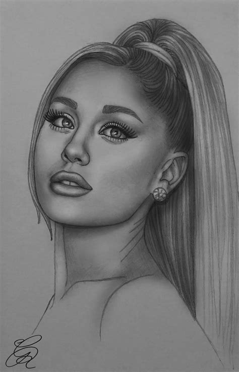 Ariana Grande Drawing Pencil Lashell Ragan