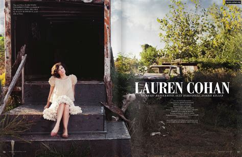 Photoshoot E Scans Da Eidé Magazine Com Lauren Cohan The Walking Dead