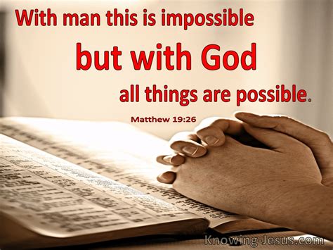 10 Bible Verses About Possibilities For God