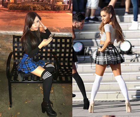 Plaid Skirt Jenna Ortega Vs Ariana Grande Celebbattles
