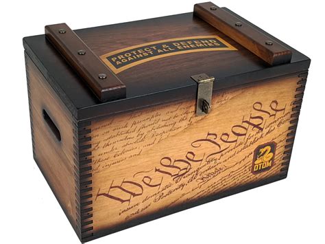 Dtom Constitution Ammo Box Relic Wood
