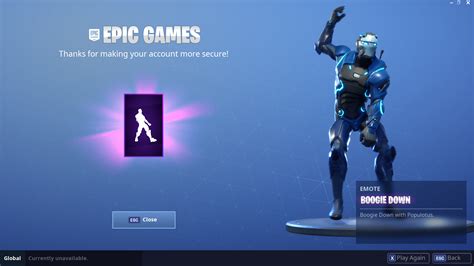 Fortnite Is Ting An Emote To Players Who Use Their Two Factor