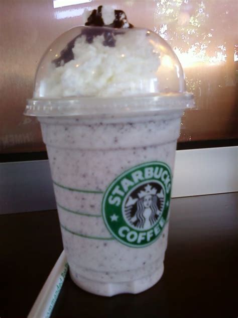 I'm thinking the chocolate syrup gives it a similar flavor since egg creams are loaded with chocolate syrup. Cookies and Creme Frappuccino | Starbucks cookies ...