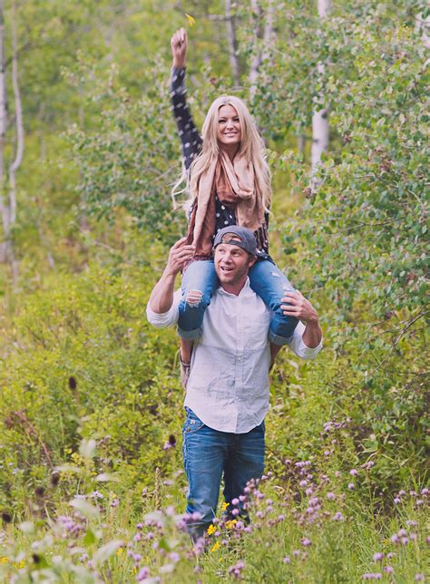 Cute Couple Blonde Couple Remember When By Raquel Utah Photography Sitting On Shoulders