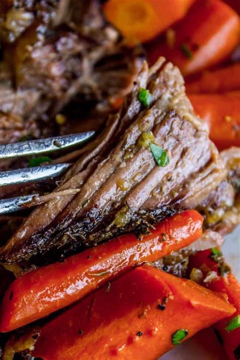 If you don't mind mixes, we use the dill ranch packet to make this dish low carb. Easy Fall-Apart Crock Pot Roast (Slow Cooker) - The Food ...