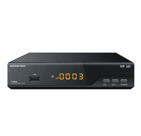 These dvb t2 digital decoder are ideal for residential and commercial uses. Dekoder DVB-T2 H.265 HEVC T150HE - Emmerson Głośnik ...