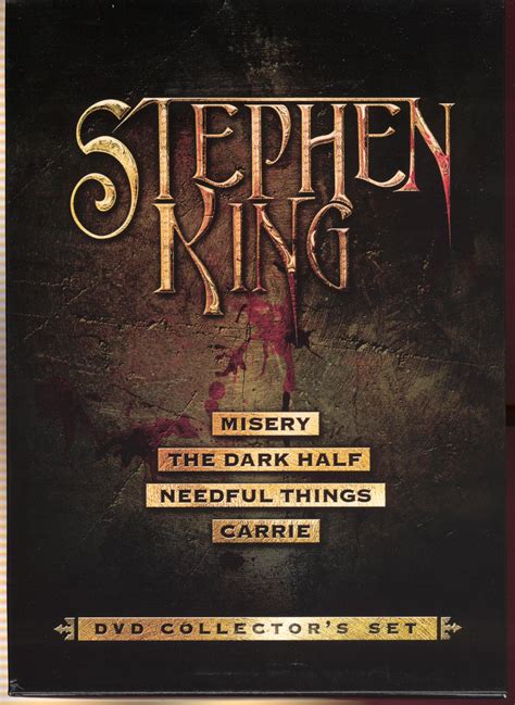 Best Buy Stephen King Misery The Dark Half Needful Things Carrie Special Edition Discs Dvd