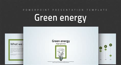 Green Energy Powerpoint Template 103088 Templatemonster