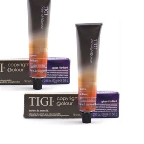 Tigi Colour Gloss Creme Hair Color Ash Mahogany Brown By Tigi