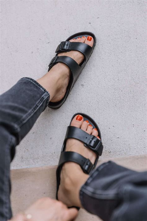 Check Out How To Style The Plastic Birkenstock Arizona Eva Sandal Pair