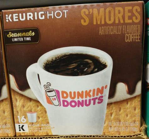 Dunkin Donuts Smores Coffee K Cups Dunkin Donuts Coffee Flavor