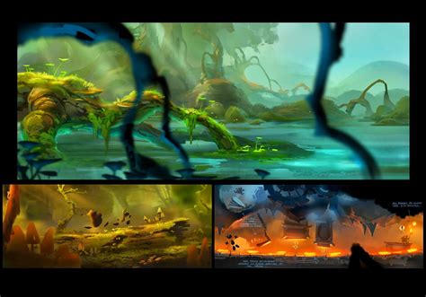 Jean Brice Dugait Rayman Legends Concept Art Environment Concept Art