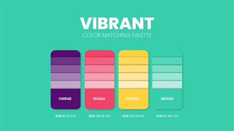 Vibrant Color Guide Book Cards Samples Color Theme Palettes Or Color