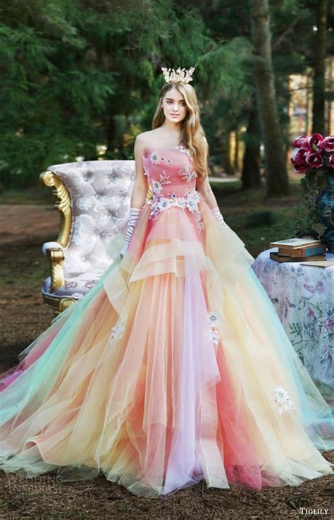 I Want To Be A Rainbow Fairytale Princesssssss Rainbow Dress Gowns