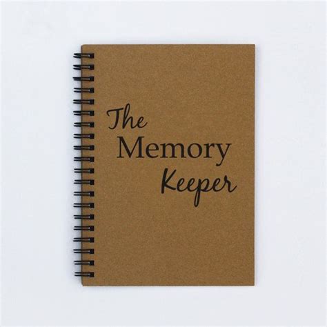 The Memory Keeper 5 X 7 Journal Notebook By Flamingoroadjournals