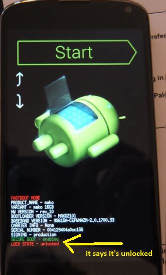 Android How To Check If Your Bootloader Is Unlocked