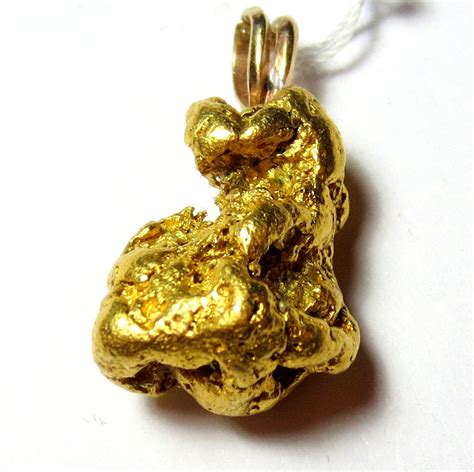 Yukon 2324k Gold Nugget Pendant 96g Total