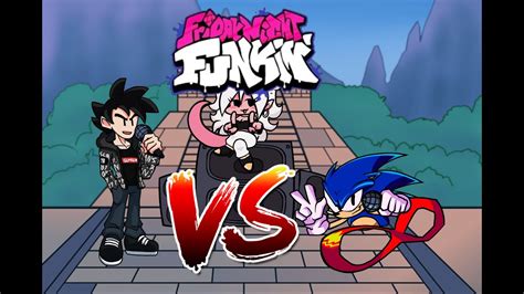 Fnf Mods Sonic Vs Goku Who Win Youtube