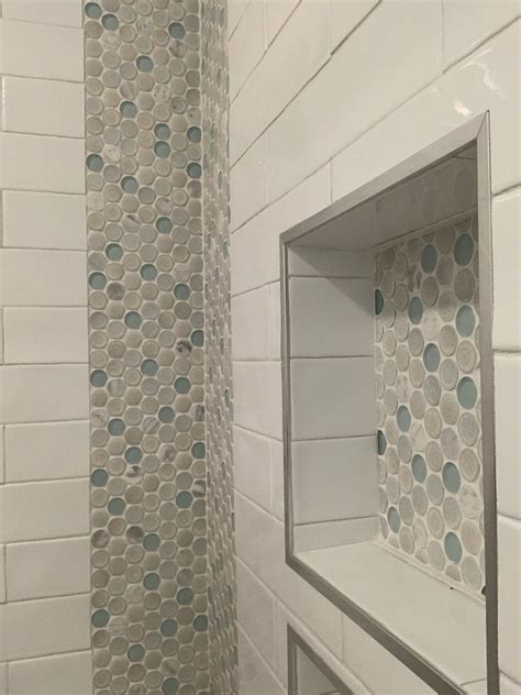 🔨vertical Tile Borders 🔨 Small Bathroom Makeover Bathroom Remodel