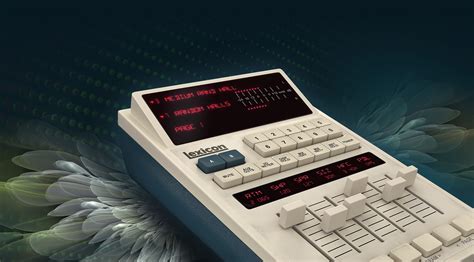Universal Audio Releases Lexicon 480l Digital Reverb And Effects Plug