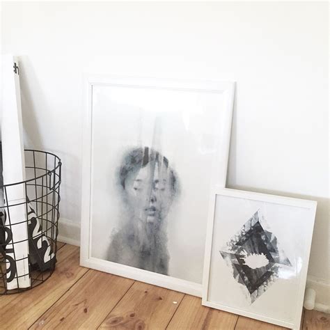 Esther De Groot Blur Print And Iceland Blue Thelma Einars Print