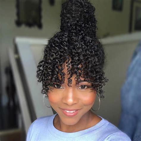 Tight Curls With A Top Knot It Looks So Fashion ‎repost‬ ‪ ‎instagood‬ ‪ ‎curls‬ ‪ ‎amazing